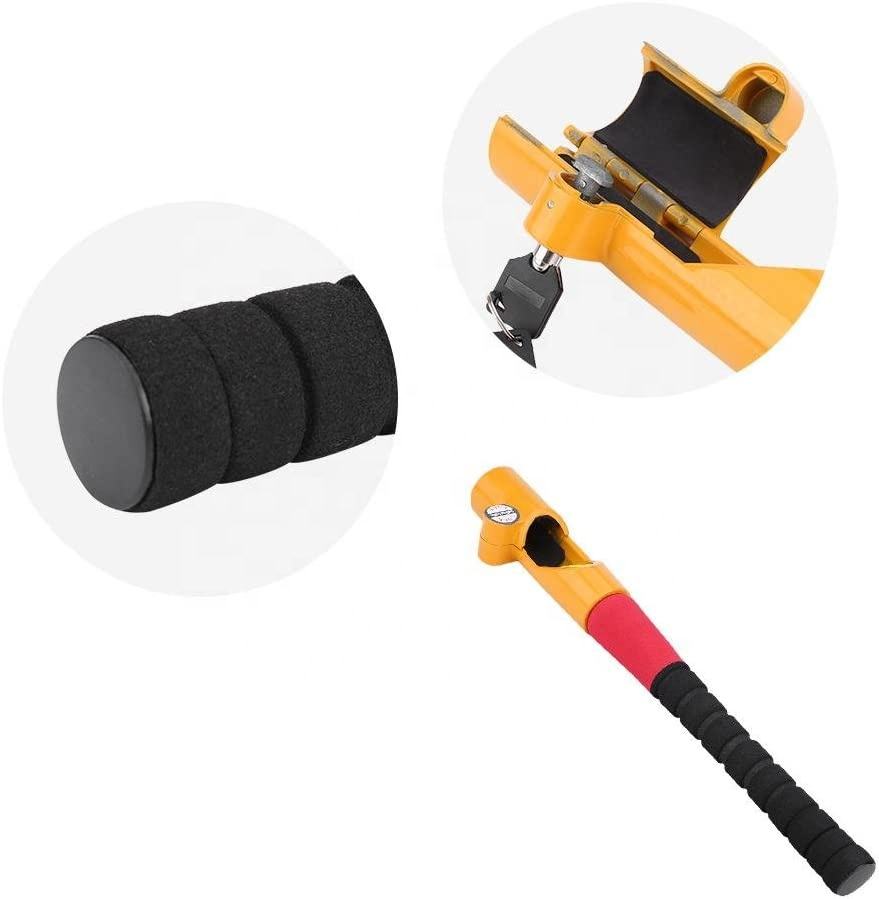 Keynew 22JY234 Universal Car Steering Wheel Lock - B<i></i>aseball Bat Style Anti-Theft Security Device