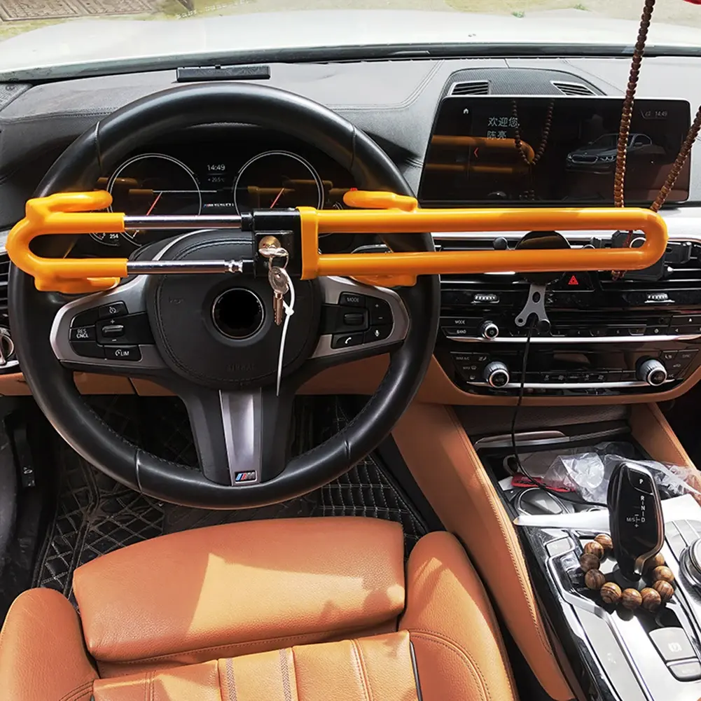 Keynew 23AP1182 Universal Heavy-Duty Car Steering Wheel Lock - Anti-Theft Security Device Guide